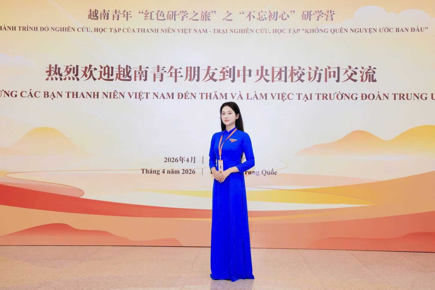 Sinh viên Nguyễn Bảo Ngọc – Trường Đại học Hồng Đức vinh dự tham gia Hành trình đỏ nghiên cứu, học tập năm 2026 tại Trung Quốc